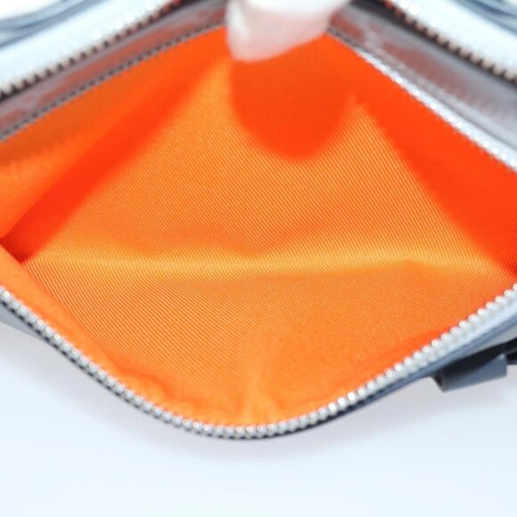 LOUIS VUITTON Monogram satellite alpha Clutch Bag Silver M44171 LV Auth 29977A - Picture 12 of 16